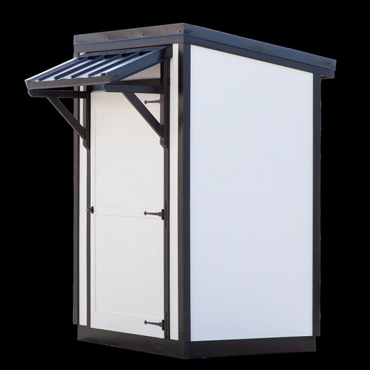 4' x 6' Skillion Roof Storage Shed Kit