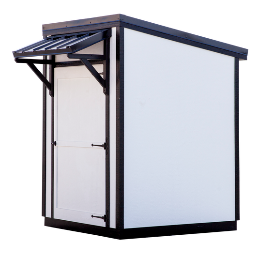 6' x 6' Skillion Roof Storage Shed Kit