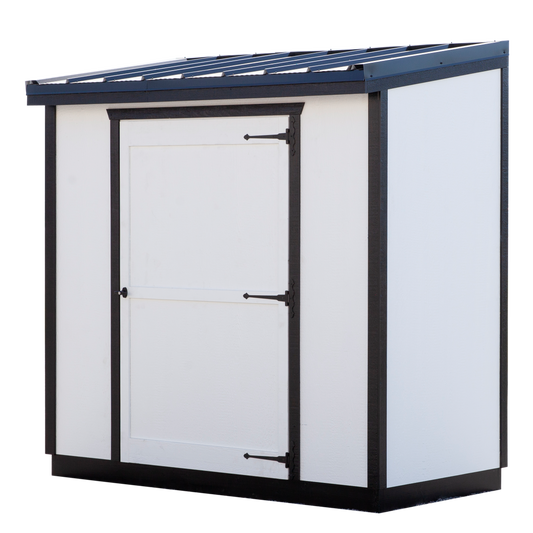 4' x 8' Wall Hugger Storage Shed Kit