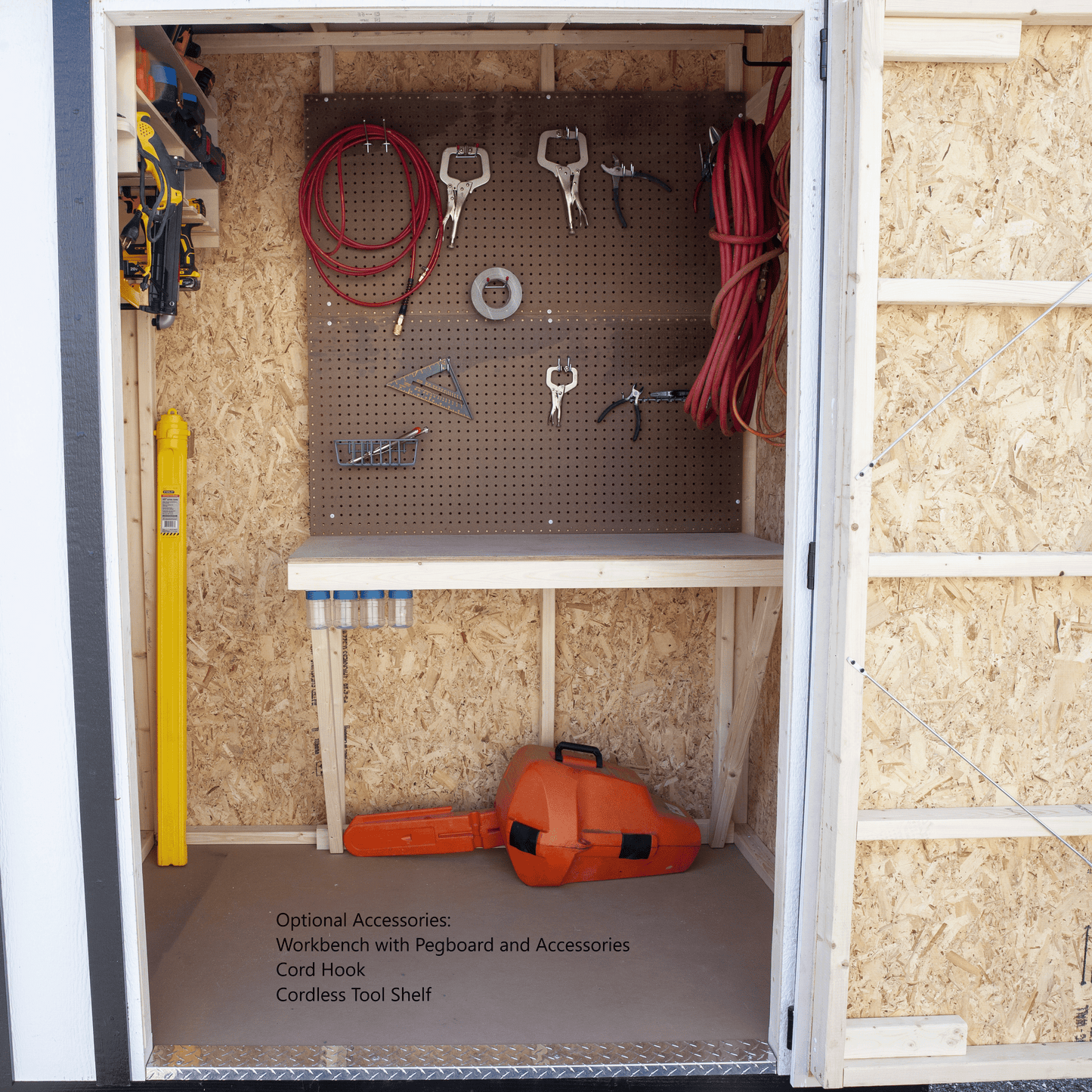 4' x 6' Wall Hugger Storage Shed Kit