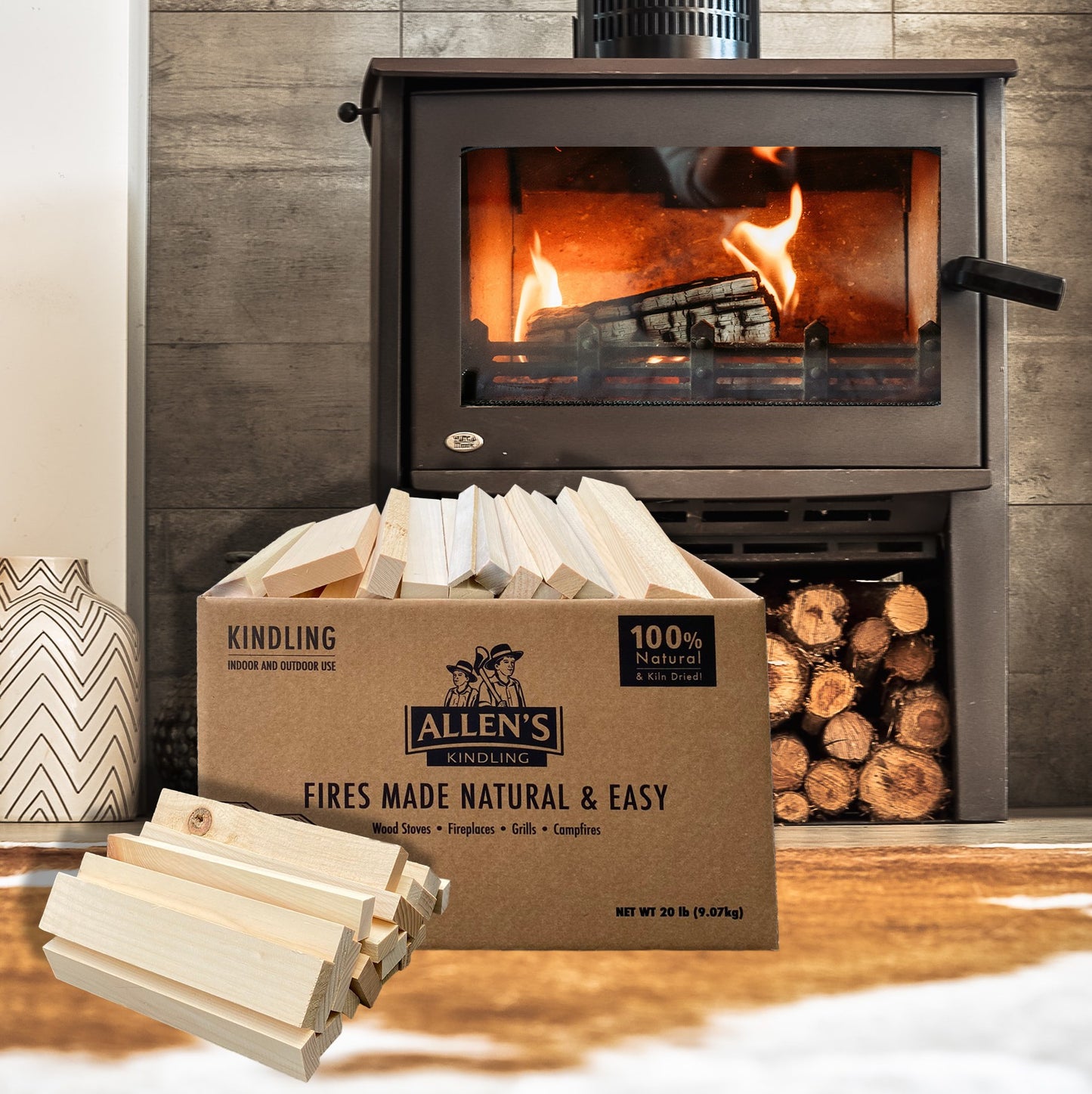 Allen's Firewood Kindling - 20lb