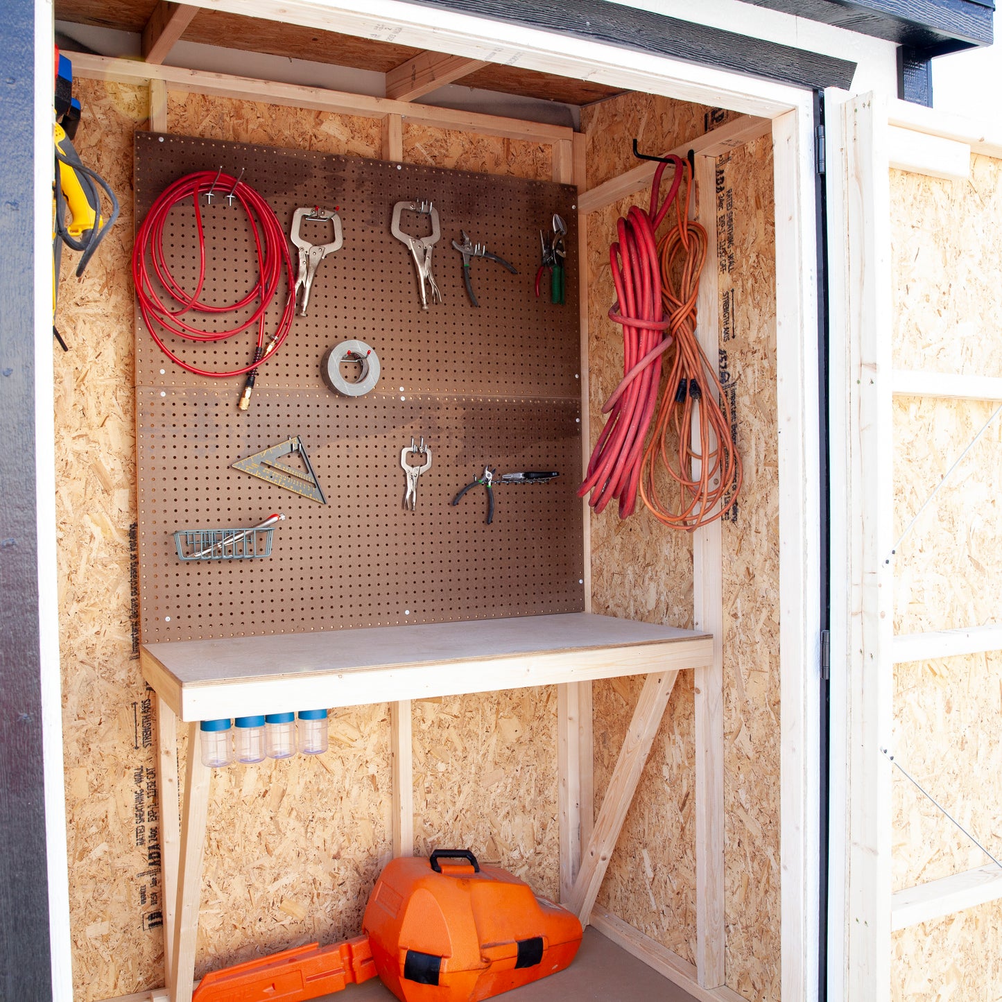 4' x 6' Wall Hugger Storage Shed Kit