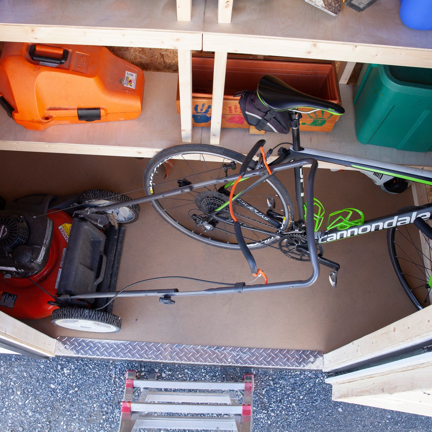 4' x 8' Wall Hugger Storage Shed Kit