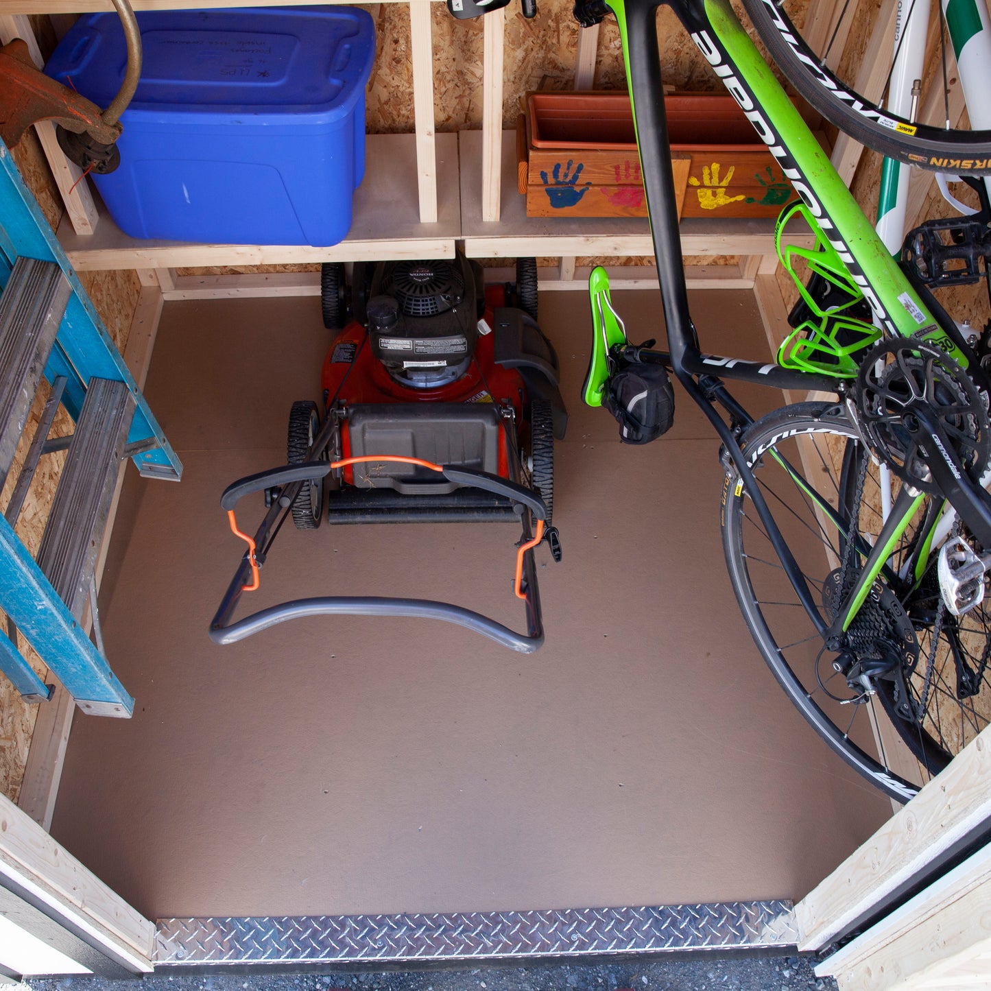 6' x 6' Wall Hugger Storage Shed Kit