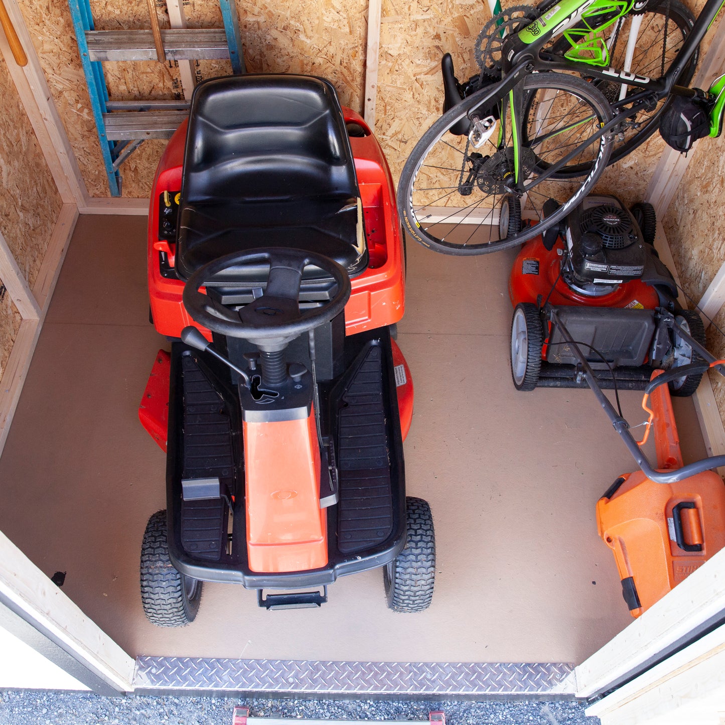 6' x 8' Wall Hugger Storage Shed Kit