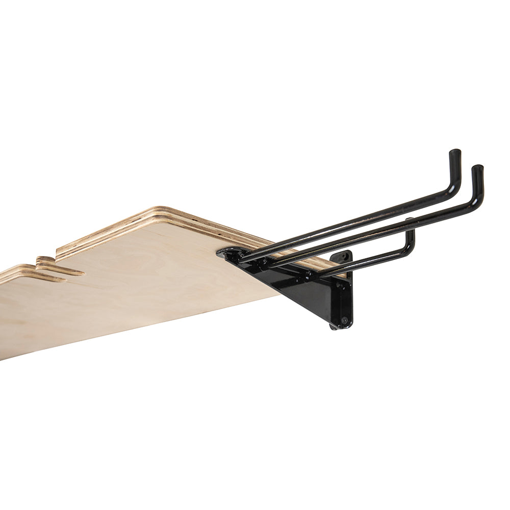 SHEDorize Ski/Snowboard Shelf with 10 Hooks, 48"