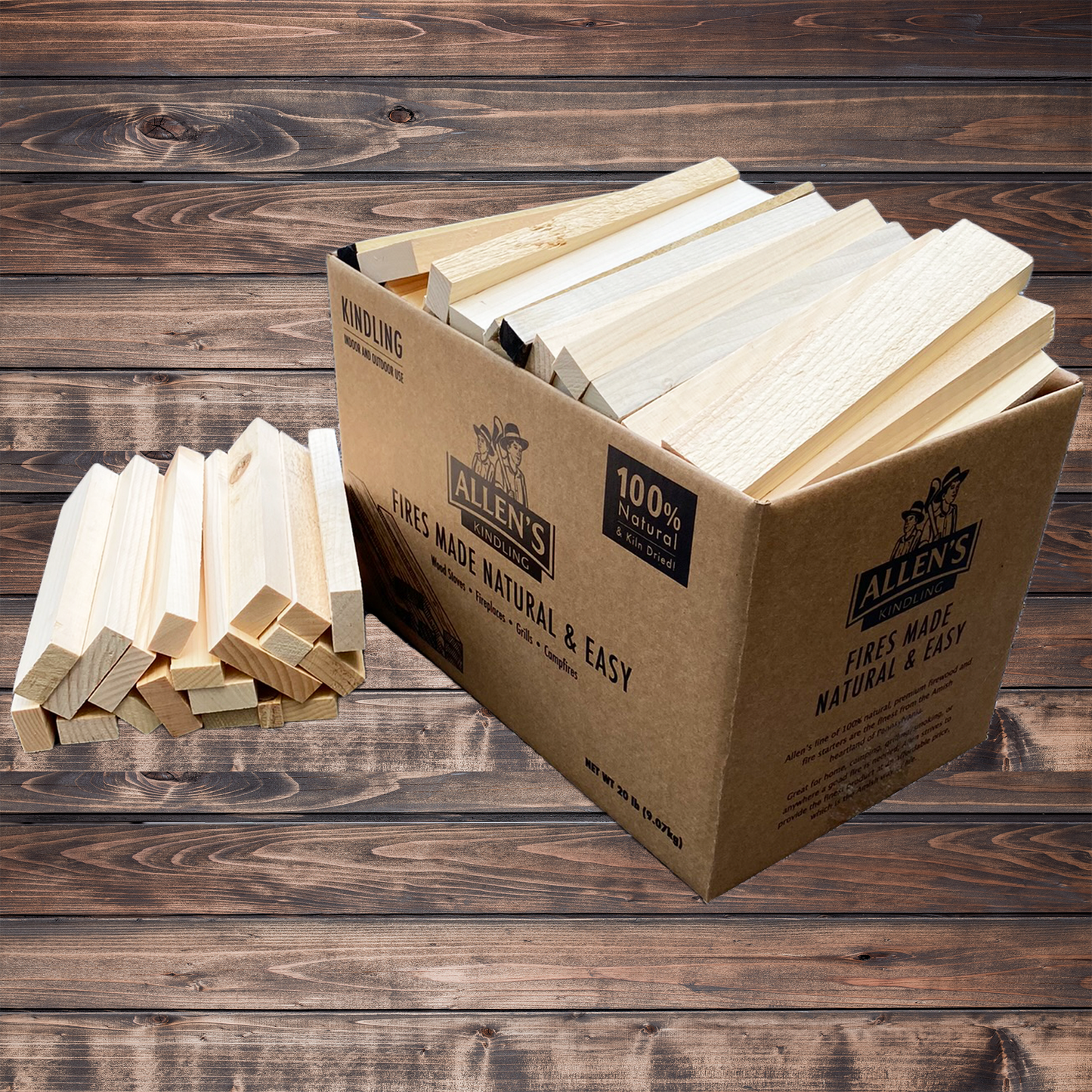 Allen's Firewood Kindling - 20lb