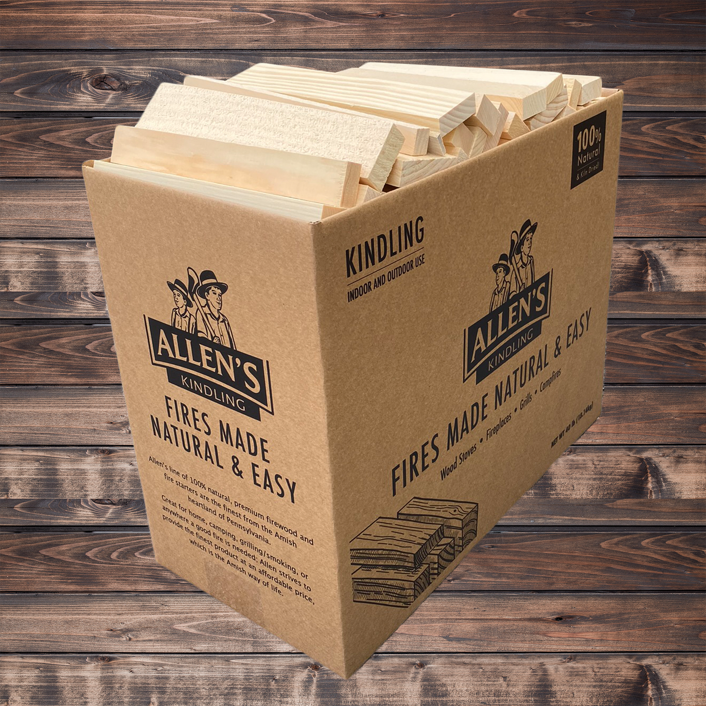 Allen's Firewood Kindling - 40lb