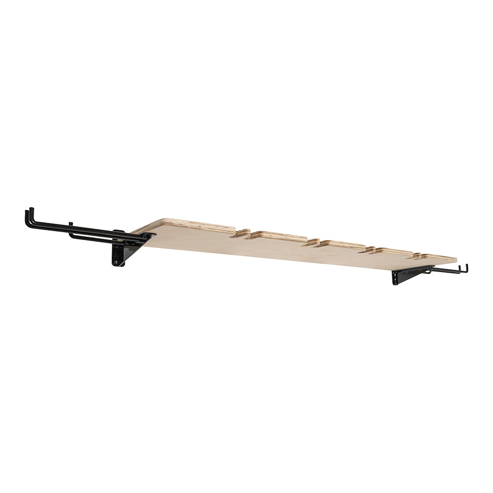 SHEDorize Ski/Snowboard Shelf with 10 Hooks, 48"