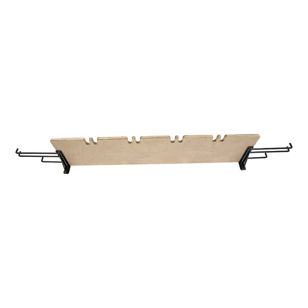 SHEDorize Ski/Snowboard Shelf with 10 Hooks, 48"