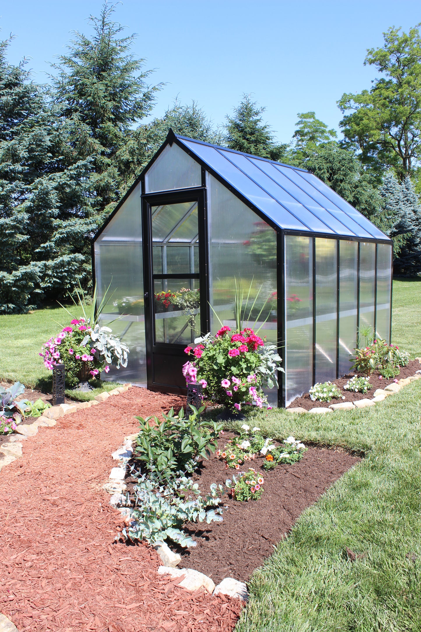 6'x 8' Aluminum Garden Greenhouse Kit