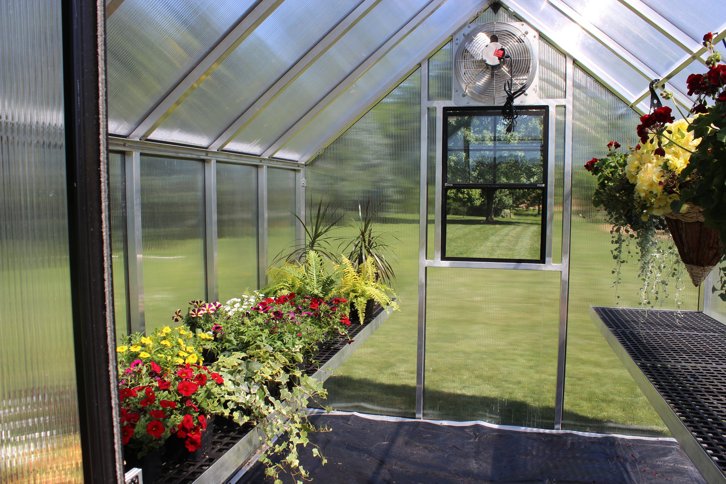 6'x 8' Aluminum Garden Greenhouse Kit